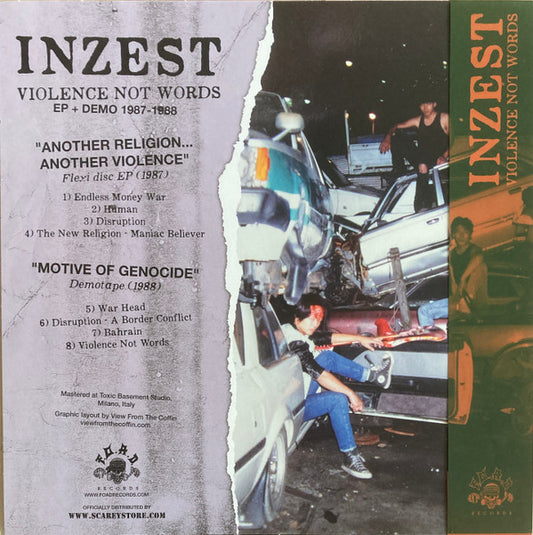 Inzest : Violence Not Words (LP, Comp, Ltd, RP)