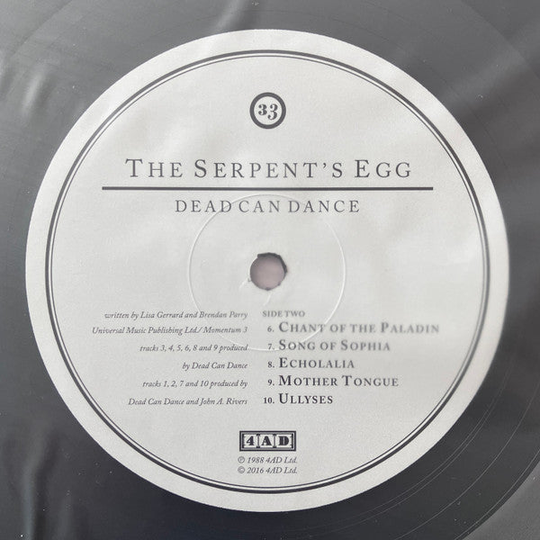 Dead Can Dance : The Serpent's Egg (LP, Album, RE)
