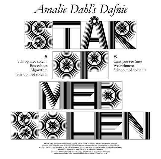 Amalie Dahl's Dafnie : Står Op Med Solen (LP, Album)