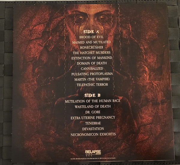 Mortician : Domain Of Death (LP, Album, RE, Ora)