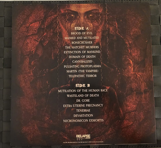 Mortician : Domain Of Death (LP, Album, RE, Ora)