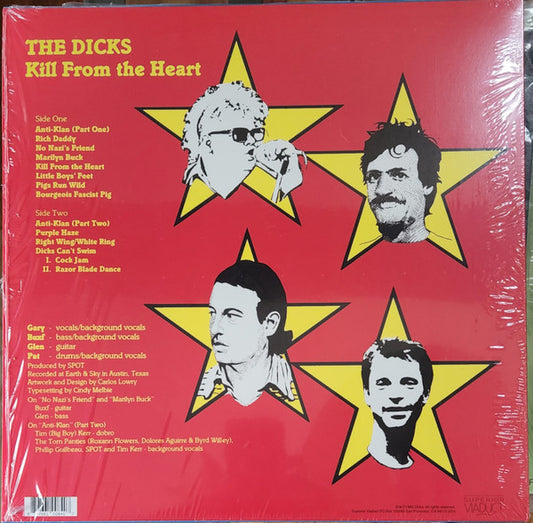 Dicks : Kill From The Heart (LP, Album, Ltd, RE, Red)