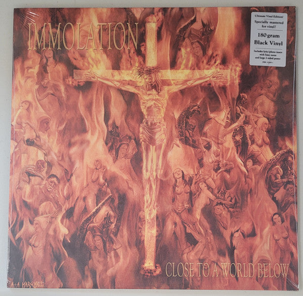 Immolation : Close To A World Below (LP, Album, RE, RM, RP)
