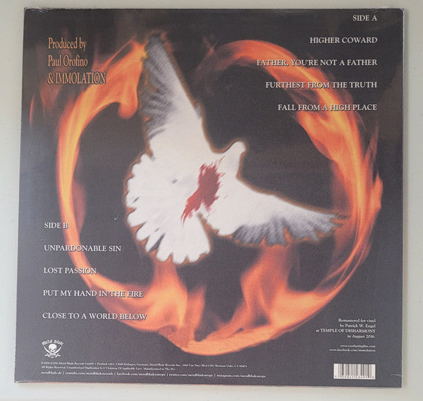 Immolation : Close To A World Below (LP, Album, RE, RM, RP)