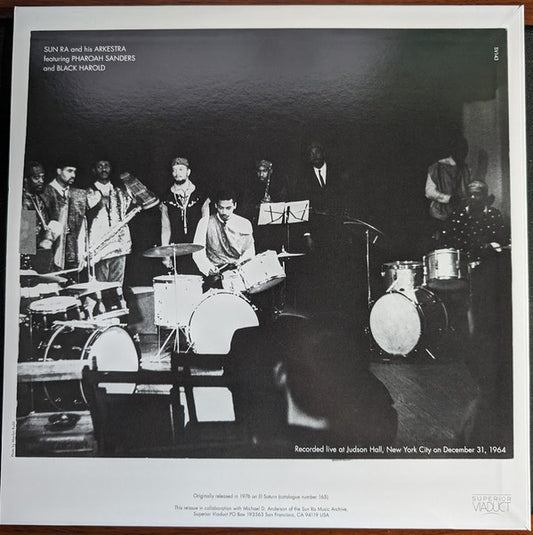 Sun Ra And His Arkestra* Featuring Pharoah Sanders Featuring Black Harold : Sun Ra And His Arkestra Featuring Pharoah Sanders / Featuring Black Harold (LP, Album, Ltd, RE, Gre)
