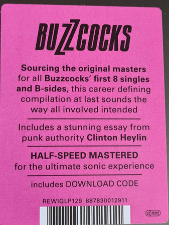 Buzzcocks : Singles Going Steady (LP, Comp, RE, RM, RP)
