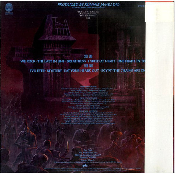 Dio (2) : The Last In Line (LP, Album)