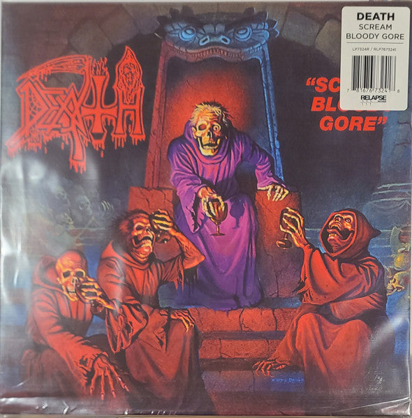 Death (2) : Scream Bloody Gore (LP, Album, RE, RP)
