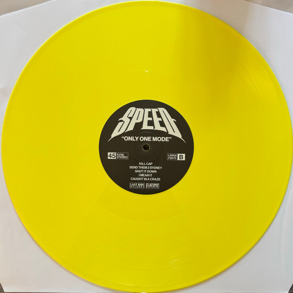 Speed (38) : Only One Mode (12", Album, Yel)