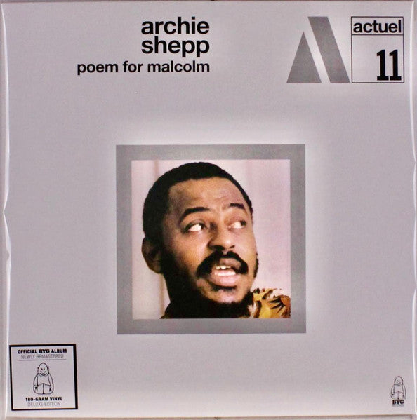 Archie Shepp : Poem for Malcolm (LP, Album, RE, RM, Gat)