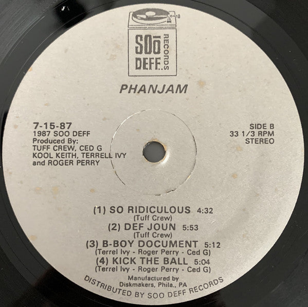 Tuff Crew / Krown Rulers : Phanjam (LP, Album, Gre)