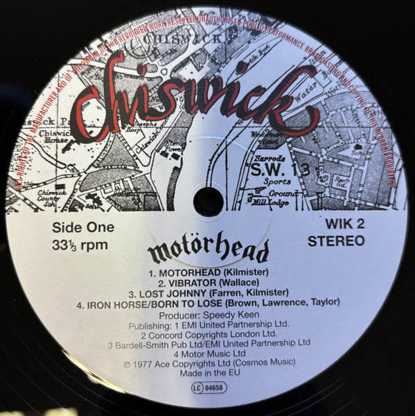 Motörhead : Motörhead (LP, Album, RE)