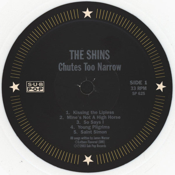 The Shins : Chutes Too Narrow (LP, Album, Whi)