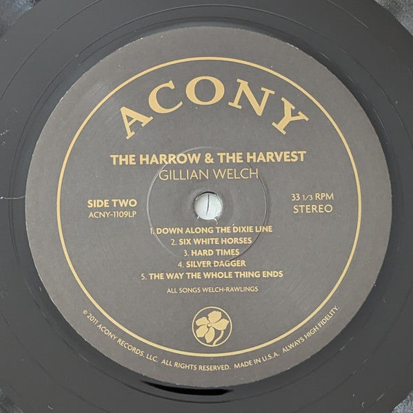 Gillian Welch : The Harrow & The Harvest (LP, Album, RE, RM)