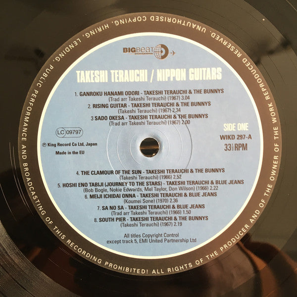 Takeshi Terauchi : Nippon Guitars (Instrumental Surf, Eleki & Tsugaru Rock 1966-1974) (LP, Comp)