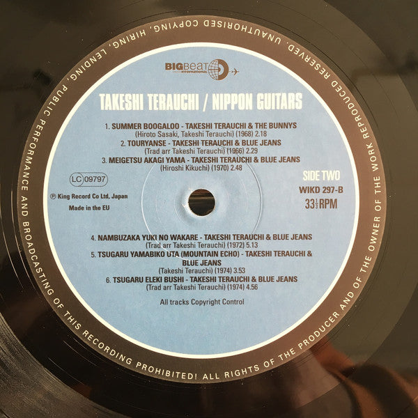 Takeshi Terauchi : Nippon Guitars (Instrumental Surf, Eleki & Tsugaru Rock 1966-1974) (LP, Comp)