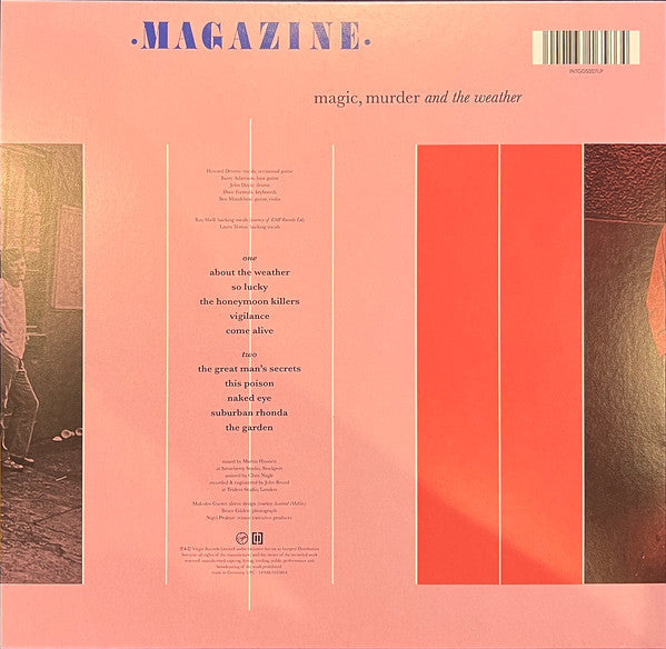 Magazine : Magic, Murder And The Weather (LP, Album, RE, Pin)