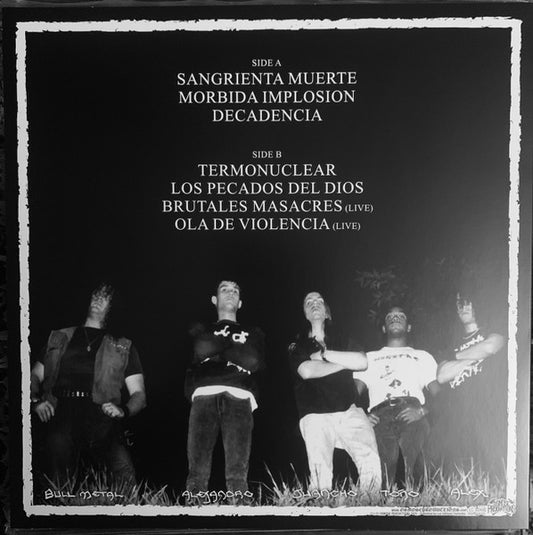 Masacre : Ola De Violencia (12", EP, RE, Whi)