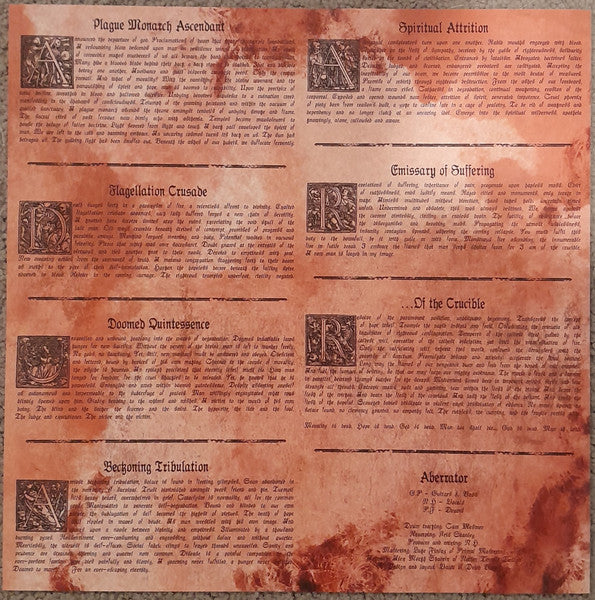 Aberrator : Beckoning Tribulation (LP, Album)