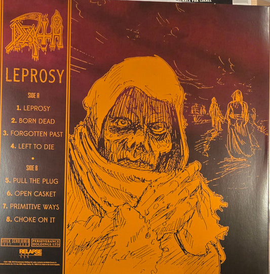 Death (2) : Leprosy (LP, Album, RE)