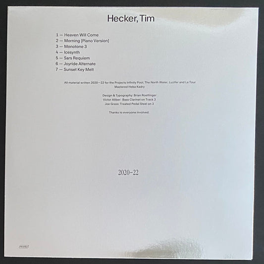 Hecker, Tim* : Shards (LP)