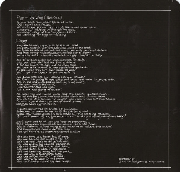 Pink Floyd : Animals (LP, Album, RE, RM, Gat)