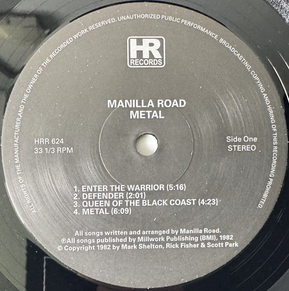 Manilla Road : Metal (LP, Album, Ltd, RE, 180)