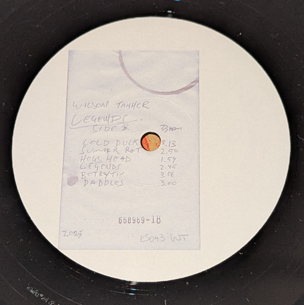 Wilson Tanner : Legends (LP, Album)