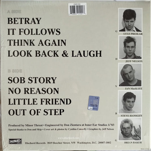 Minor Threat : Out Of Step (12", EP, RE, RM)