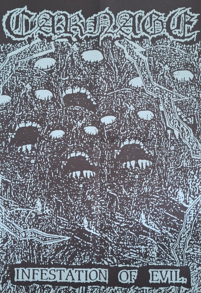 Carnage (4) : The Day Man Lost... / Infestation Of Evil - The 1989 Demos (LP, Comp, Ltd, RP)