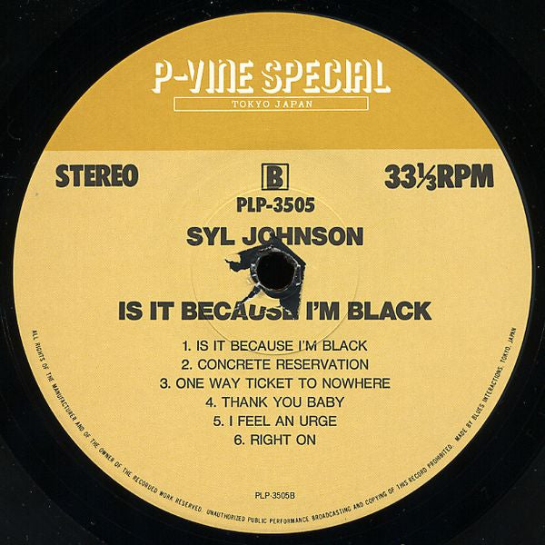 Syl Johnson : Is It Because I'm Black (LP, Comp)