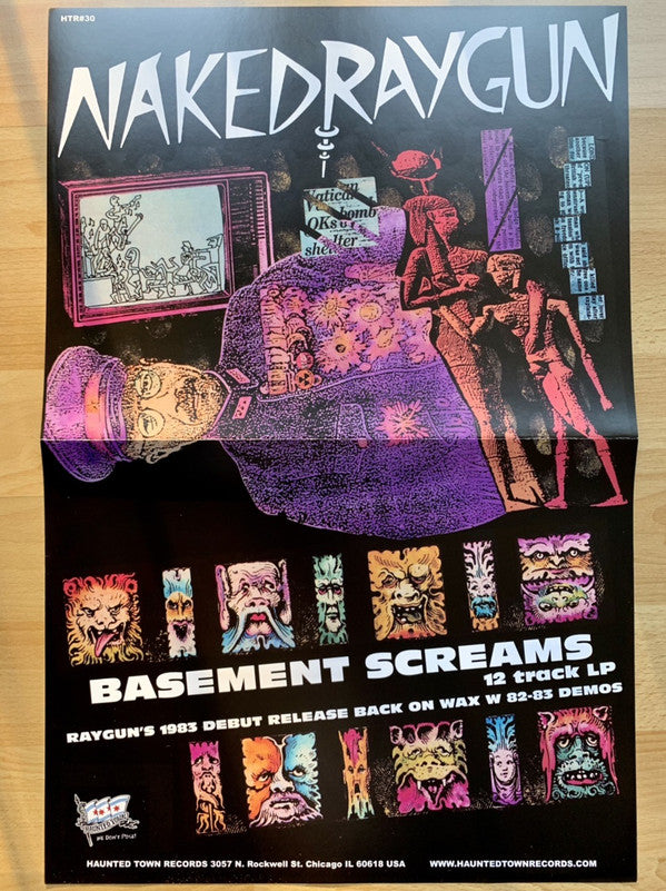 Naked Raygun : Basement Screams (LP, Album, RE)