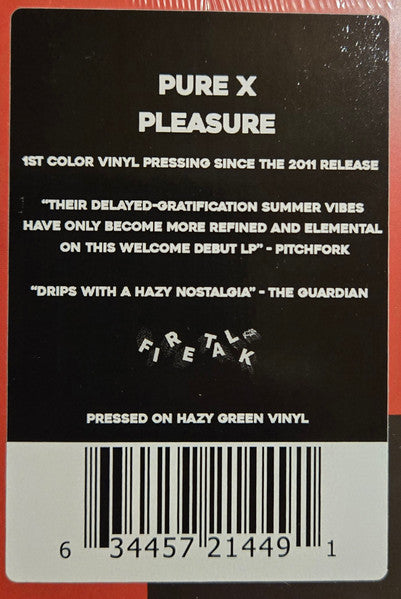 Pure X : Pleasure (LP, Album, RE, Haz)