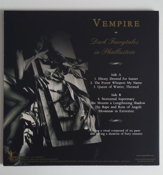 Cradle Of Filth : Vempire Or Dark Faerytales In Phallustein (LP, EP, Ltd, RE, RM, RP)
