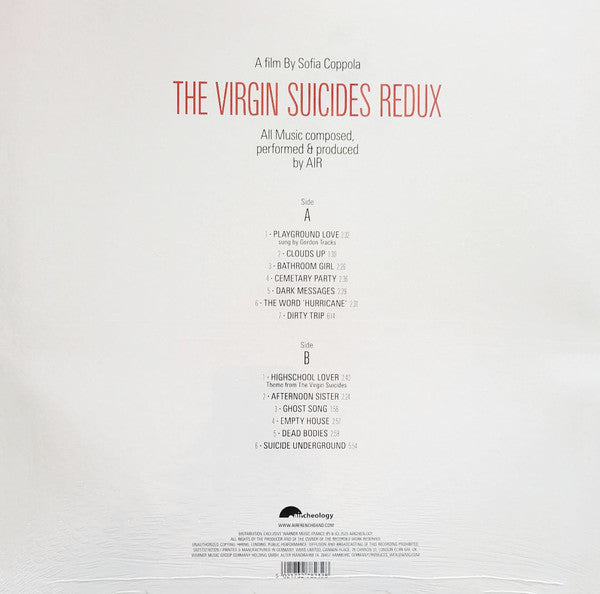 AIR : The Virgin Suicides Redux (LP, Album, RE, RM)