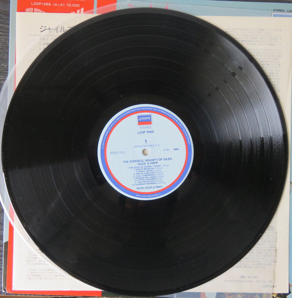 Giles, Giles And Fripp : The Cheerful Insanity Of Giles, Giles & Fripp (LP, Album, RE)