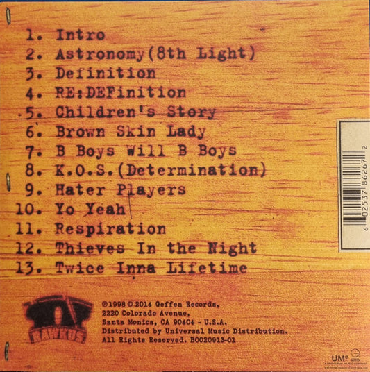 Black Star : Mos Def & Talib Kweli Are Black Star (LP, Album, Ltd, Pic, RE, RP, Two)