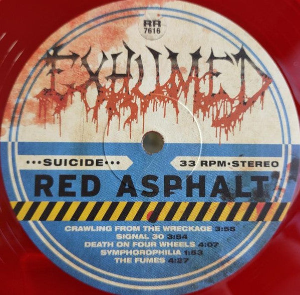 Exhumed : Red Asphalt (LP, Album, Red)