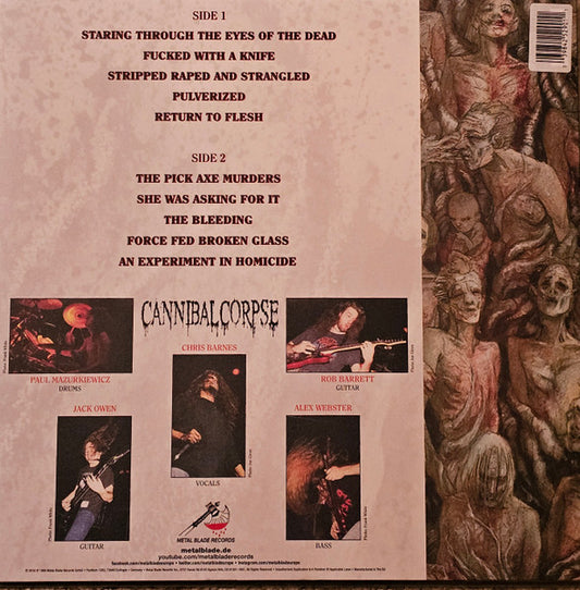 Cannibal Corpse : The Bleeding (LP, Album, Ltd, RP, Whi)