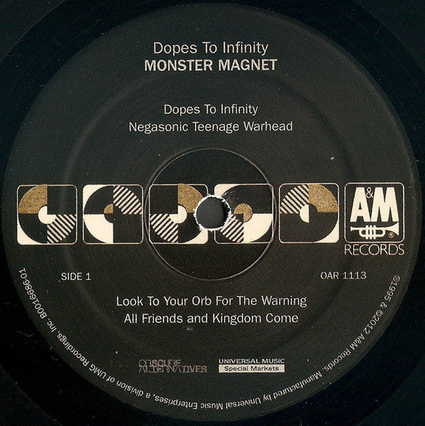 Monster Magnet : Dopes To Infinity (2xLP, Album, RE)