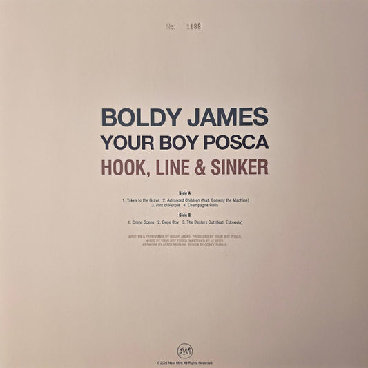 Boldy James, Your Boy Posca : Hook, Line & Sinker (LP, Album, Ltd, Num, Mil)