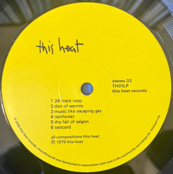 This Heat : This Heat (LP, Album, Mono, RE, RM, 180)