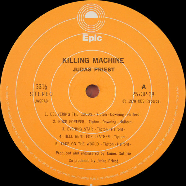 Judas Priest : Killing Machine (LP, Album)