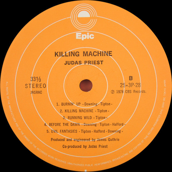 Judas Priest : Killing Machine (LP, Album)