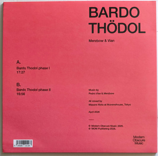 Merzbow & Pedro Vian : Bardo Thödol (LP, Ltd)