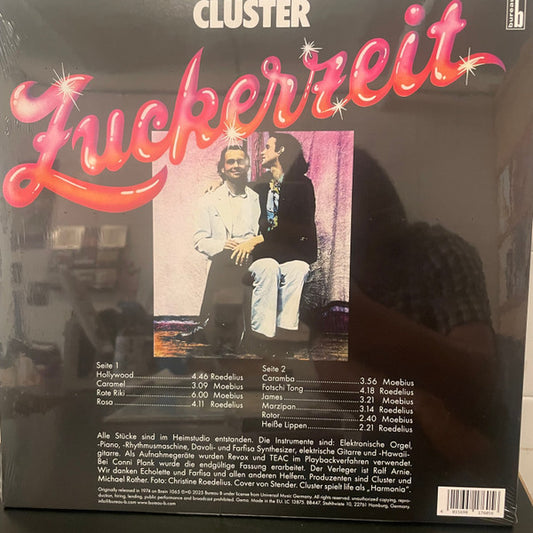 Cluster : Zuckerzeit (LP, Album, RE)
