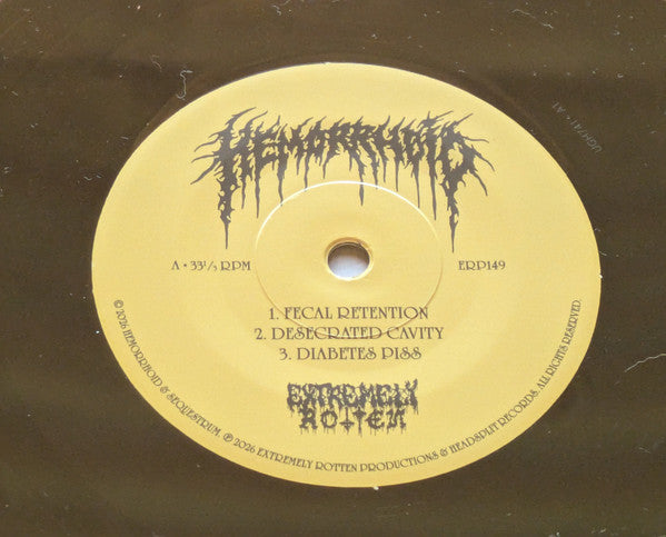 Hemorrhoid (2) / Sequestrum : Split (7", EP, Bla)