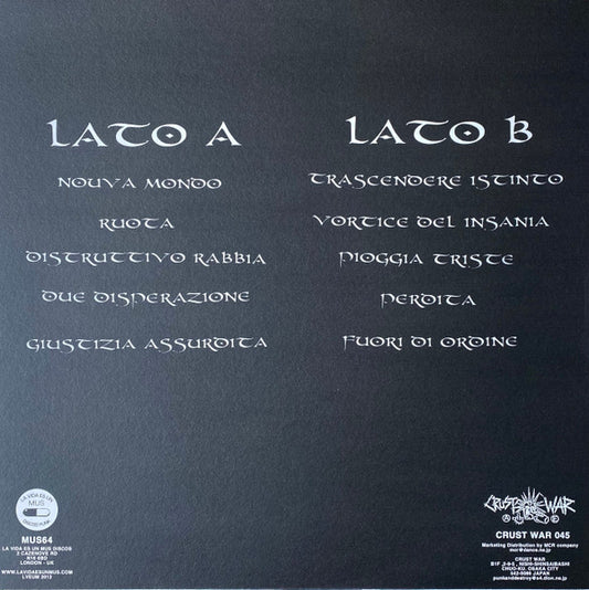 Isterismo : Follia Verso L'Iinterno (12", MiniAlbum, Pur)