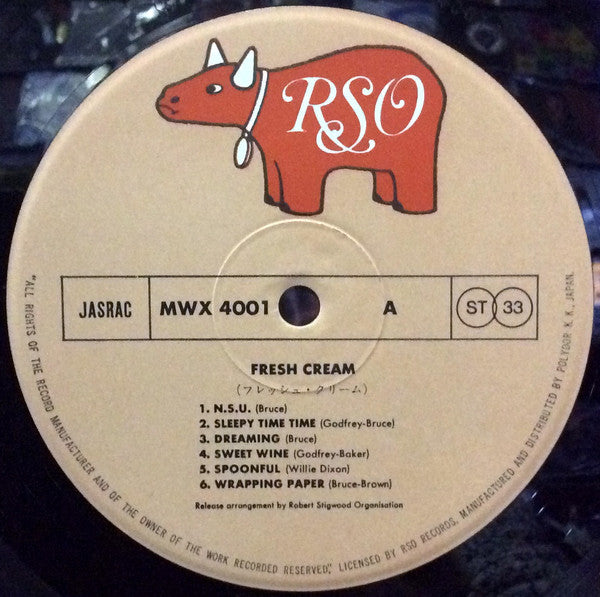 Cream (2) : Fresh Cream (LP, Album, RE)