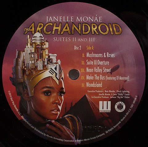 Janelle Monáe : The Archandroid (2xLP, Album, Gat)